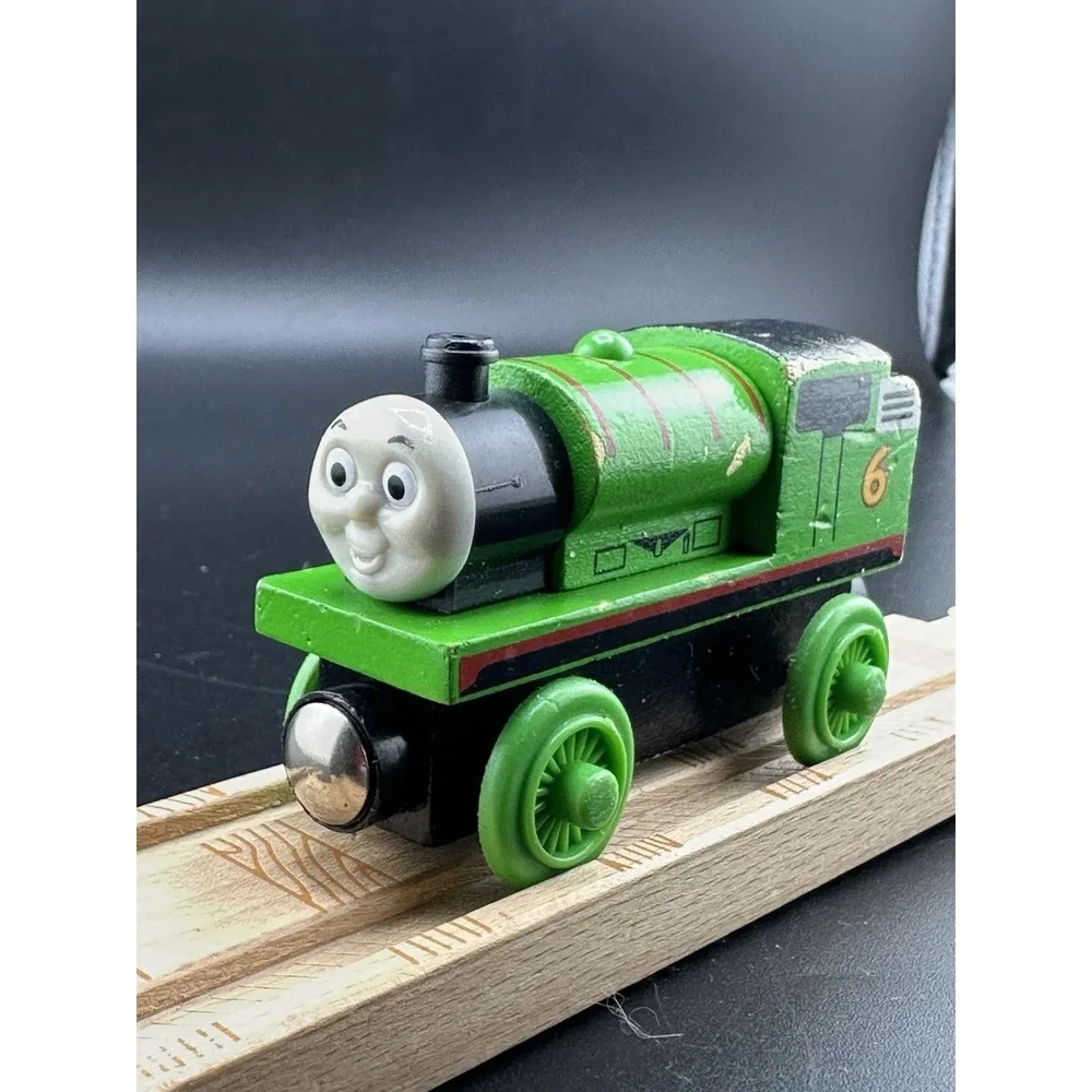 Thomas Percy #6 Wooden Railway Vtg 2003 Train Tank Engine Learning Curve Limited